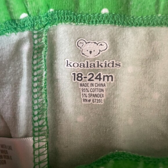 ❤️ KOALA Kids Polka Dot Kiss St Paddy's Day Me Set Size 18-24 Months - Picture 4 of 5